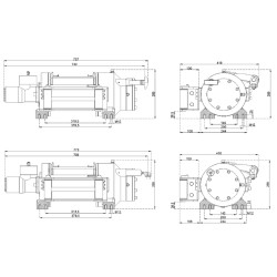 Купить Лебедка гидравлическая Hammer Winch HMW 5.6 PHT-EN 5600 кг